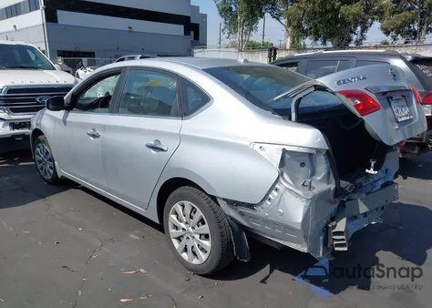 2016 Nissan Sentra S/Sv/Sr/Sl from USA, damaged, VIN 3N1AB7AP5GY311767